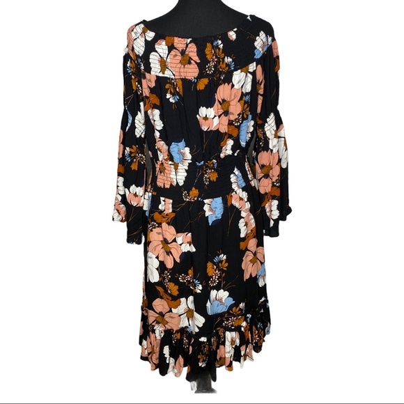 Ella Moon Floral Long Dress Boho Size Large - Picture 9 of 11